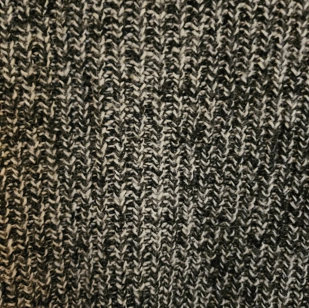 Vintage Basic Equipment Nwt Gray Black Heather Wool Blend Henley Sweater Size Xl